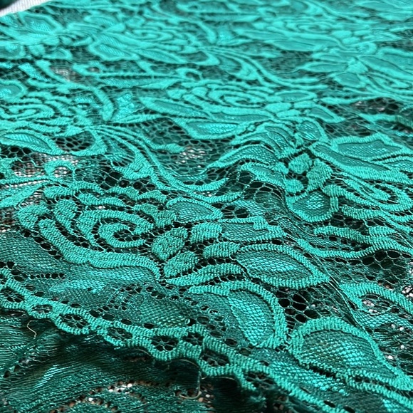 Forest Fairy Green Lace Vintage Blouse, Size: Large - Picture 11 of 17